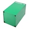 Alpine Industries Square Recycling Gin, 29 Gallons, Green Can, Mixed Opening Lid, for Cans/Bottles ALP4450-KIT-GRN-M-CB - alternate 9